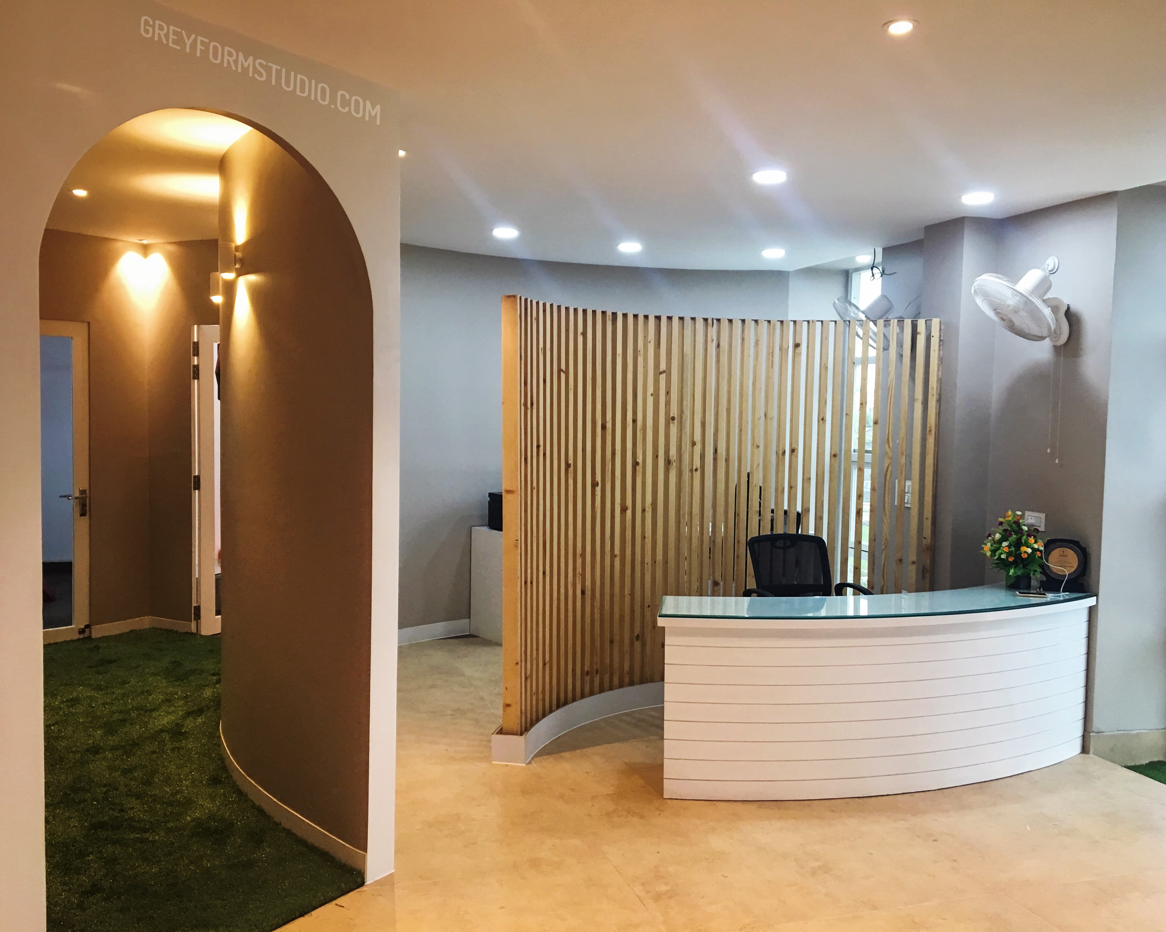 Office interior - reception area