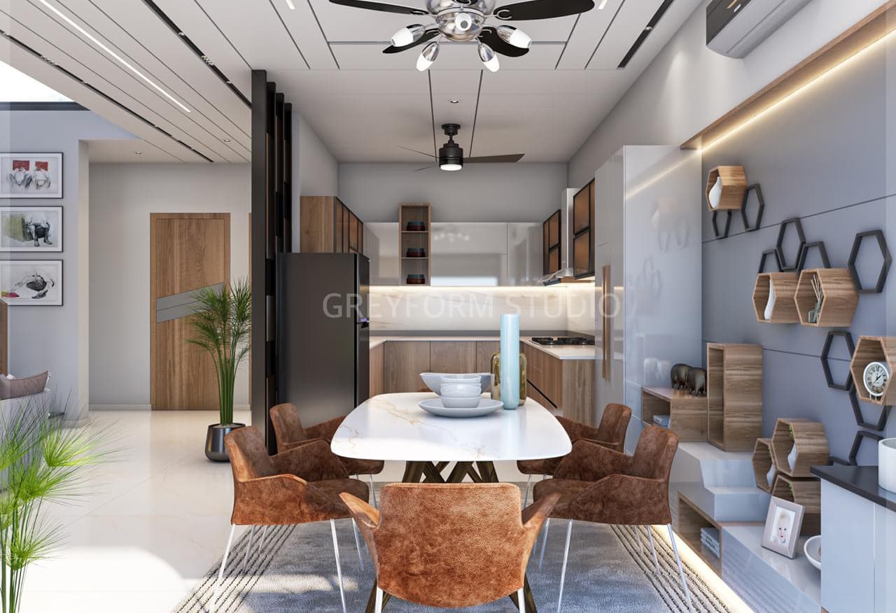 House interior 3D render